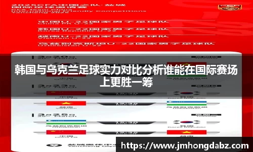 韩国与乌克兰足球实力对比分析谁能在国际赛场上更胜一筹